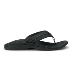OluKai Hokua - Black / Dark Shadow