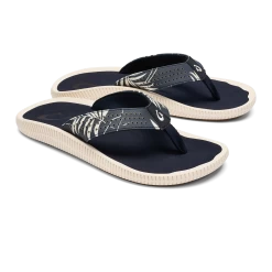 OluKai Ulele - Trench Blue / Aloha -Trend Shoe Shop 10435 DEHA 003 M Ulele TrenchBlueAloha 1