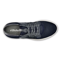 OluKai Mio Lī - Trench Blue / Charcoal -Trend Shoe Shop 10440 DE26 004 M MioLio TrbChar