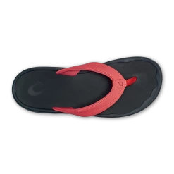 OluKai ‘Ohana - Hot Coral / Black -Trend Shoe Shop 20110 HC40 004 W Ohana HtcBlk