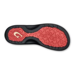 OluKai ‘Ohana - Hot Coral / Black -Trend Shoe Shop 20110 HC40 005 W Ohana HtcBlk