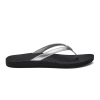 OluKai Puawe - Silver / Black -Trend Shoe Shop 20498 2K40 001 W Puawe SilBlk
